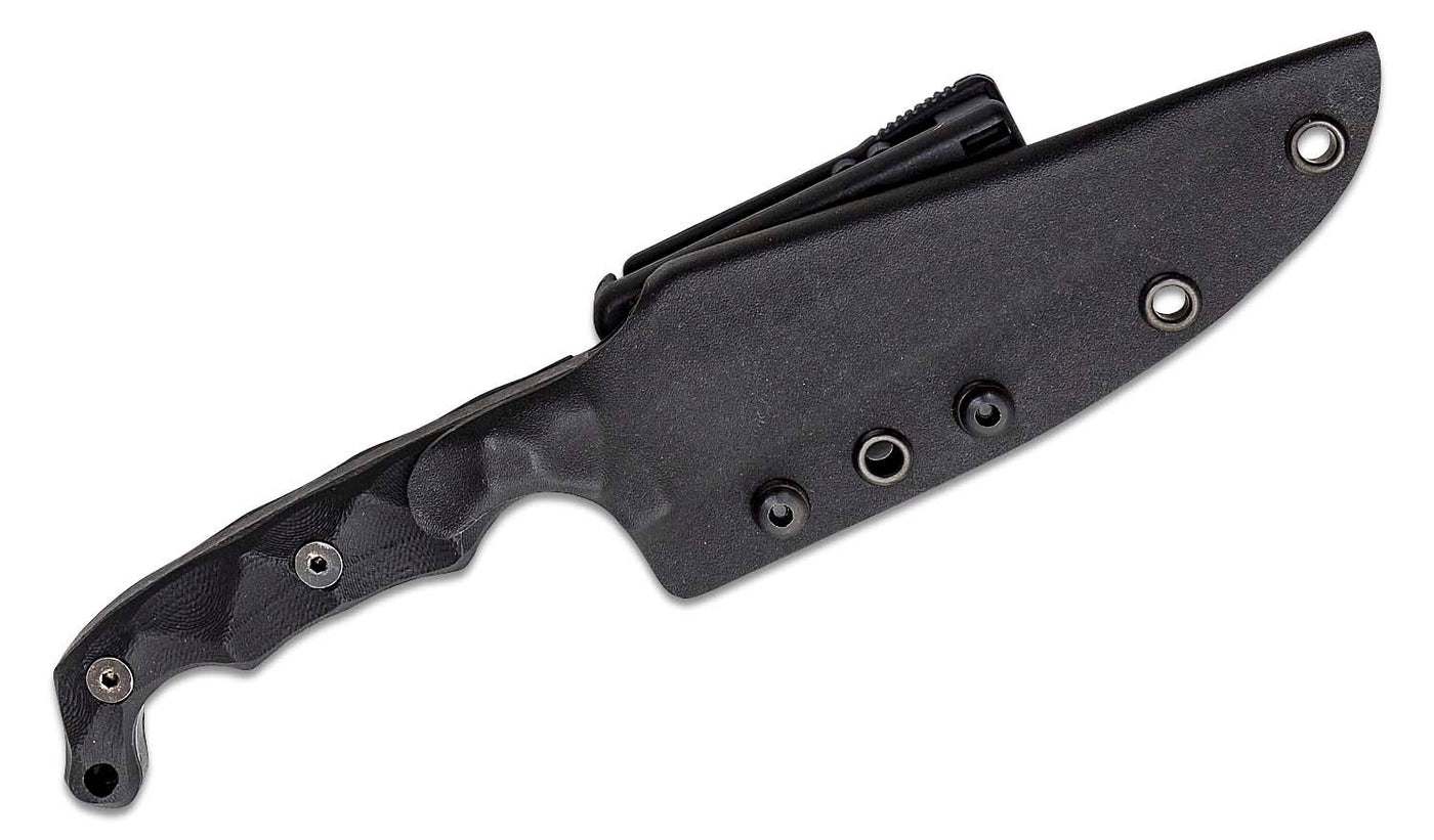 Stroup Knives - Model TU2 Fixed Blade (Handle:  G10 Black)