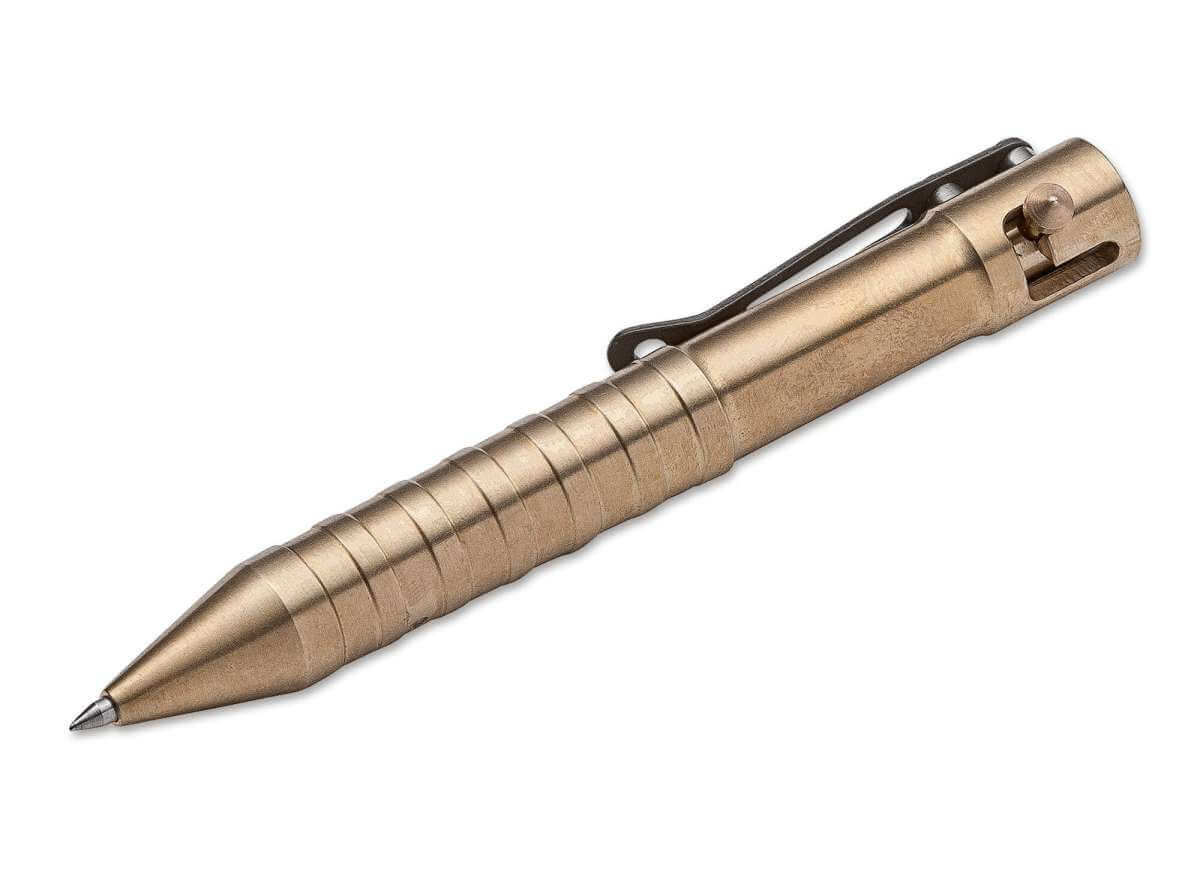 Boker Plus K.I.D. Cal .50 Tactical Defense Pen Brass