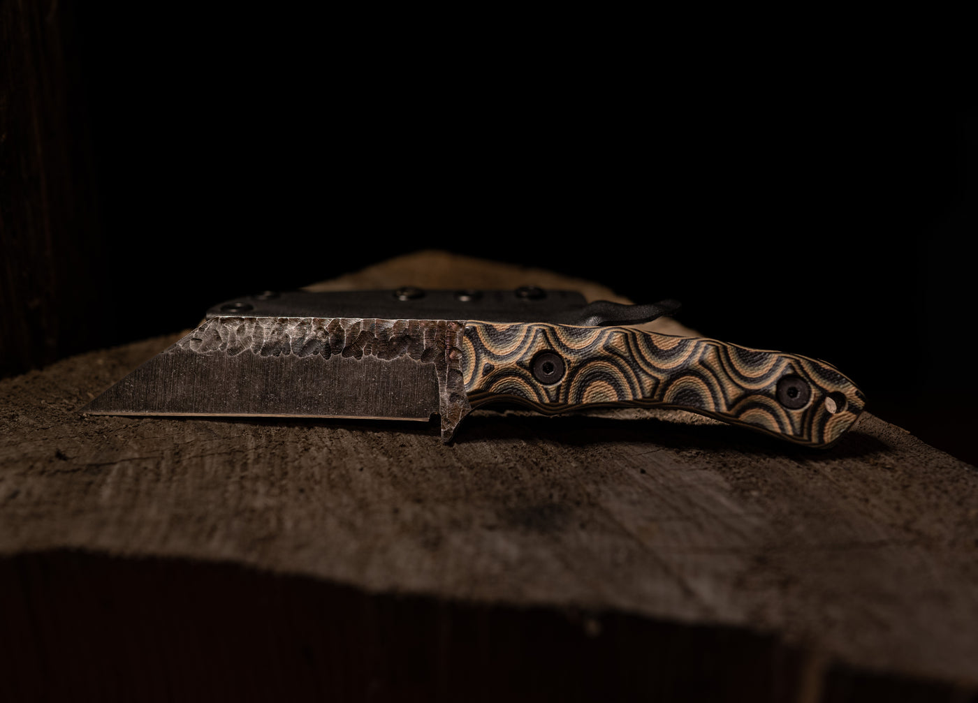 Stroup Knives - Model TU3 Fixed Blade (Handle: G10 Camo)