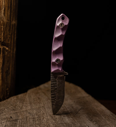 Stroup Knives - Model GP2 Fixed Blade (Handle: G10 Purple)