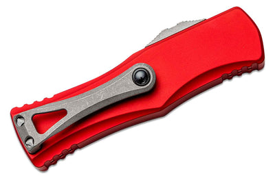 Microtech Hera S/E OTF Automatic Knife Red Alum (3" Apocalyptic SW) 703-10 APRD
