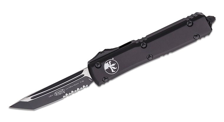 Microtech Ultratech T/E OTF Auto Knife CC (3.4" Black Serr) 123-2T