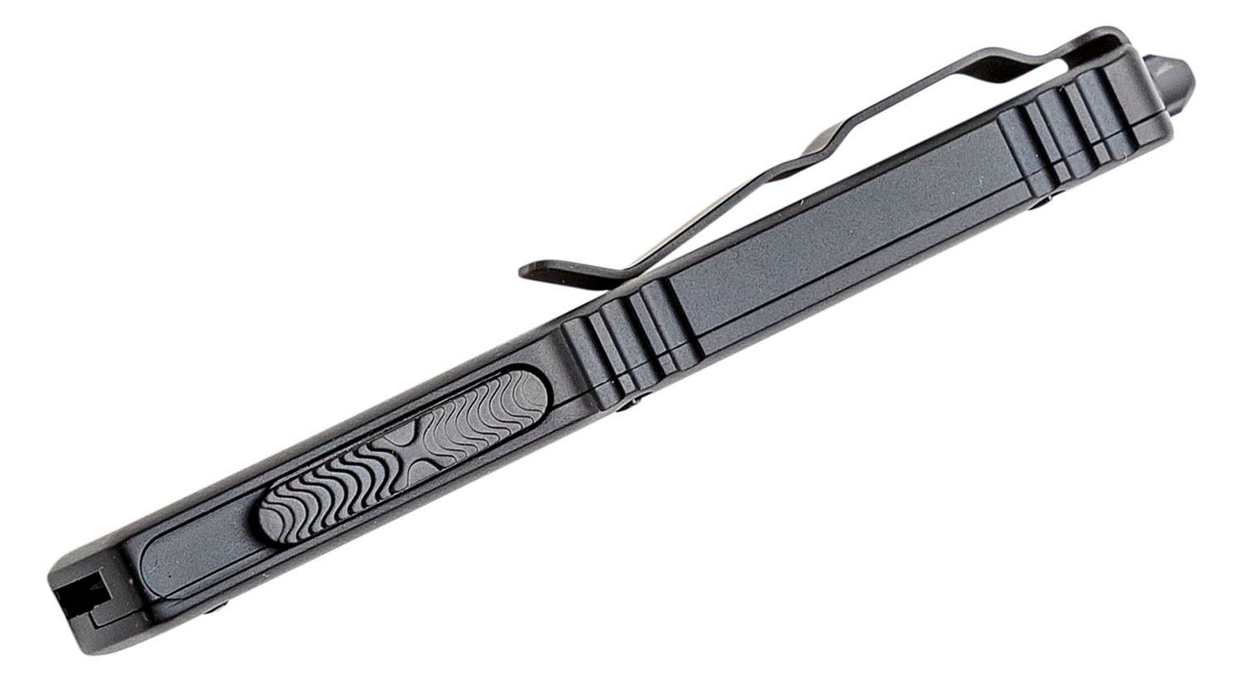Microtech UTX70 D/A OTF S/E Tactical Automatic Knife (2.4" Black Serr) 148-2T