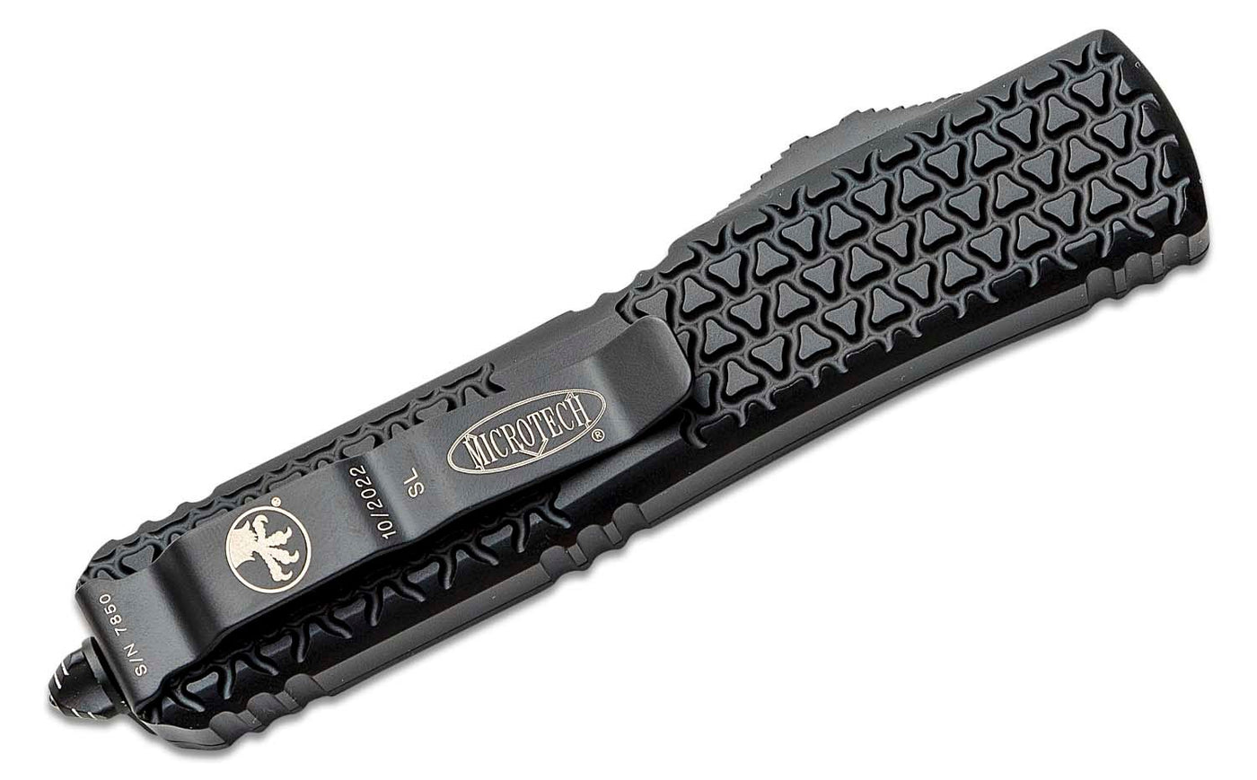 Microtech Ultratech Tri Grip Sith Lord OTF Automatic Knife (3.4" Red) 122-1SL