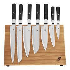 MIYABI KOH 10-pc, Knife block set, brown