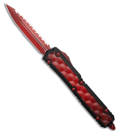 Microtech 206-3BIWRDS Makora D/E - Weather Red - Weathered Red Blade
