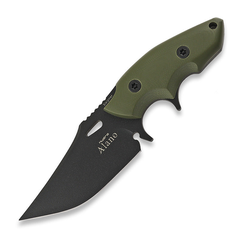 Hydra Knives Alano – Black/OD Green