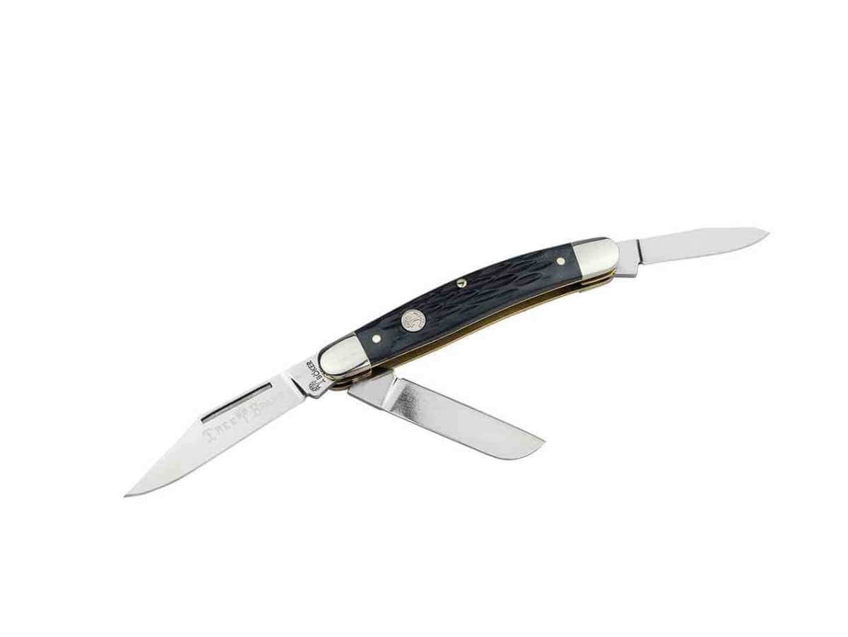 Boker Traditional Series 2.0 Medium Stockman Jigged Black Bone