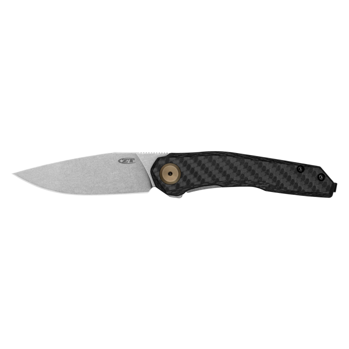 Zero Tolerance 0545 MagnaCut Knife Titanium/Carbon Fiber (3.25" Stonewash) ZT