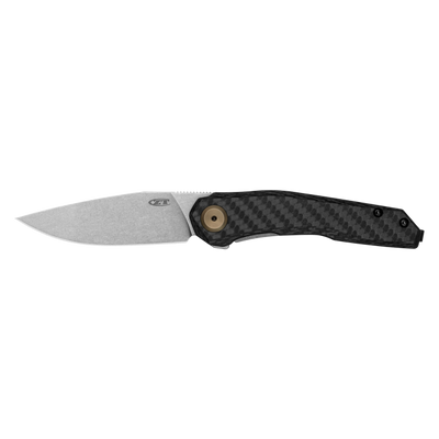 Zero Tolerance 0545 MagnaCut Knife Titanium/Carbon Fiber (3.25" Stonewash) ZT