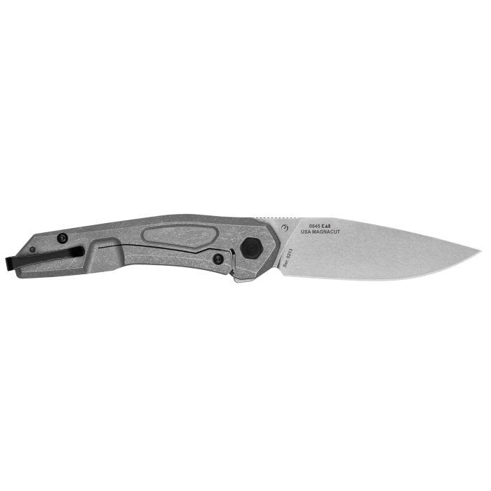 Zero Tolerance 0545 MagnaCut Knife Titanium/Carbon Fiber (3.25" Stonewash) ZT