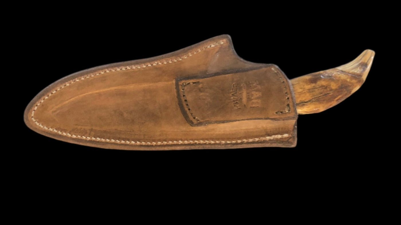 BAM Custom Knife 298 - Cave Bear Tooth Handle - timberknives.com