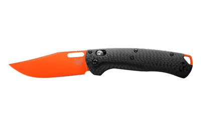 Benchmade 15535OR - 01 Taggedout Folding Knife - CPM - MagnaCut Clip - Point Blade, AXIS Lock, Premium Ultralight Hunting EDC Pocket Knife with Carbon Fiber Handle - timberknives.com