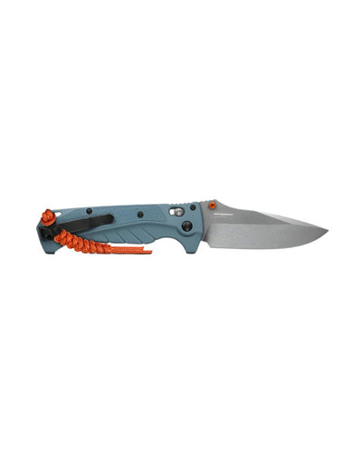 Benchmade 18060 Adira Folding Knife - CPM - MagnaCut Drop - Point Blade, AXIS Lock, Premium EDC Pocket Knife with Depth Blue Grivory Handle - timberknives.com