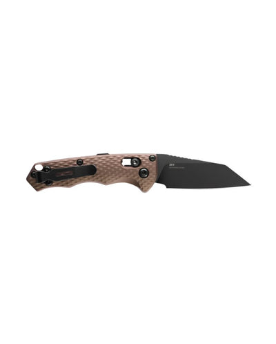 Benchmade 2900BK - 1 Auto Immunity Folding Knife - CPM - M4 Black Blade, Automatic Opening, Premium EDC Pocket Knife with FDE Aluminum Handle - timberknives.com
