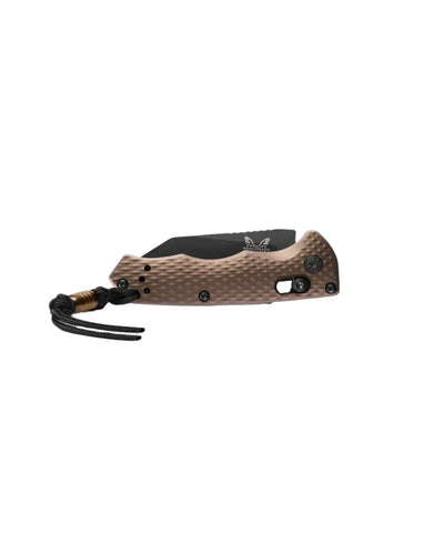 Benchmade 2900BK - 1 Auto Immunity Folding Knife - CPM - M4 Black Blade, Automatic Opening, Premium EDC Pocket Knife with FDE Aluminum Handle - timberknives.com