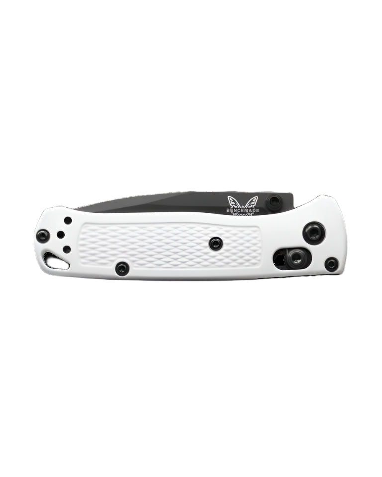 Benchmade 533BK - 1 Mini Bugout Folding Knife - CPM - S30V Drop - Point Blade, AXIS Lock, Premium Ultralight EDC Pocket Knife with White Grivory Handle - timberknives.com
