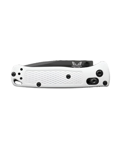 Benchmade 533BK - 1 Mini Bugout Folding Knife - CPM - S30V Drop - Point Blade, AXIS Lock, Premium Ultralight EDC Pocket Knife with White Grivory Handle - timberknives.com