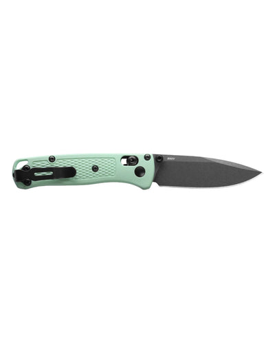 Benchmade 533GY - 06 Mini Bugout Folding Knife - CPM - S30V Drop - Point Blade, AXIS Lock, Premium Ultralight EDC Pocket Knife with Sea Foam Grivory Handle - timberknives.com