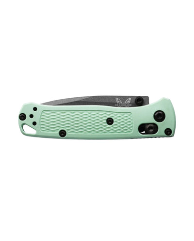 Benchmade 533GY - 06 Mini Bugout Folding Knife - CPM - S30V Drop - Point Blade, AXIS Lock, Premium Ultralight EDC Pocket Knife with Sea Foam Grivory Handle - timberknives.com