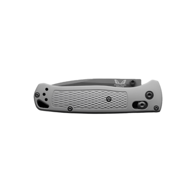Benchmade 535BK - 08 Bugout Folding Knife - CPM - S30V Drop - Point Blade, AXIS Lock, Premium Ultralight EDC Pocket Knife with Storm Gray Grivory Handle - timberknives.com