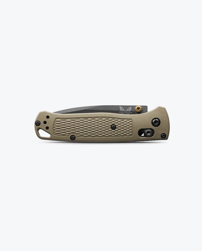 Benchmade 535GRY - 1 Bugout Folding Knife - CPM - S30V Drop - Point Blade, AXIS Lock, Premium Ultralight EDC Pocket Knife with Ranger Green Grivory Handle - timberknives.com