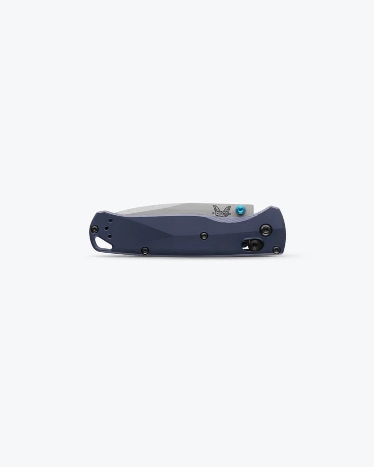 Benchmade 535SL - 13 Bugout Folding Knife - CPM - S90V Drop - Point Blade, AXIS Lock, Premium Ultralight EDC Pocket Knife with Crater Blue Anodized Aluminum Handle - timberknives.com