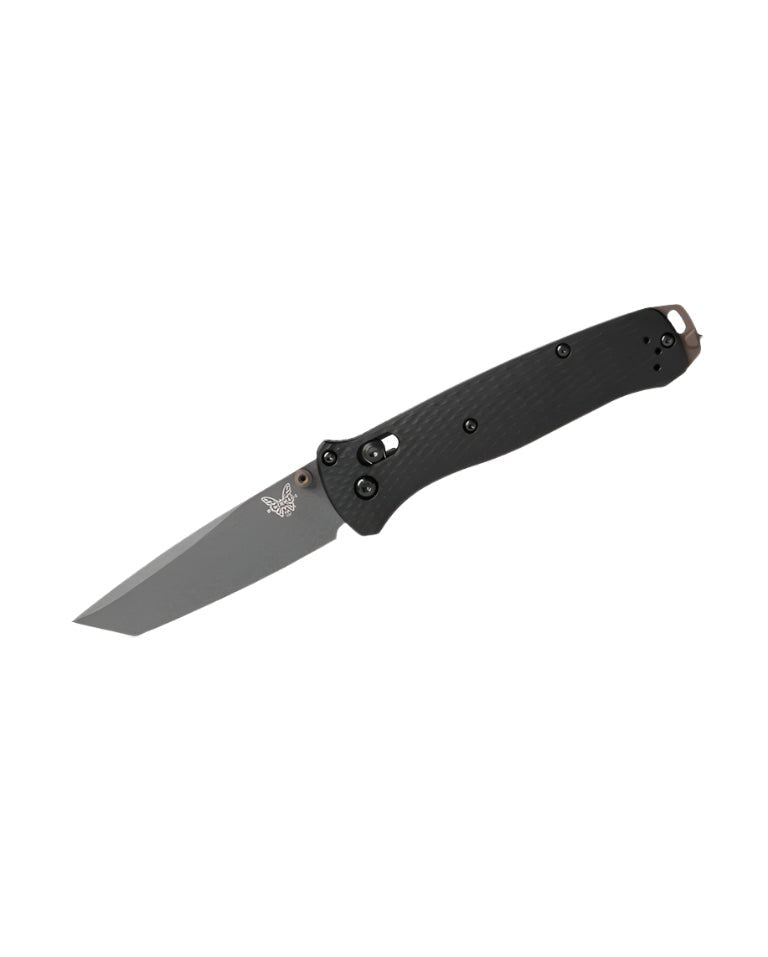 Benchmade 537GY - 03 Bailout Folding Knife - CPM - M4 Drop - Point Blade, AXIS Lock, Premium Ultralight Tactical EDC Pocket Knife with Woodland Green Grivory Handle - timberknives.com
