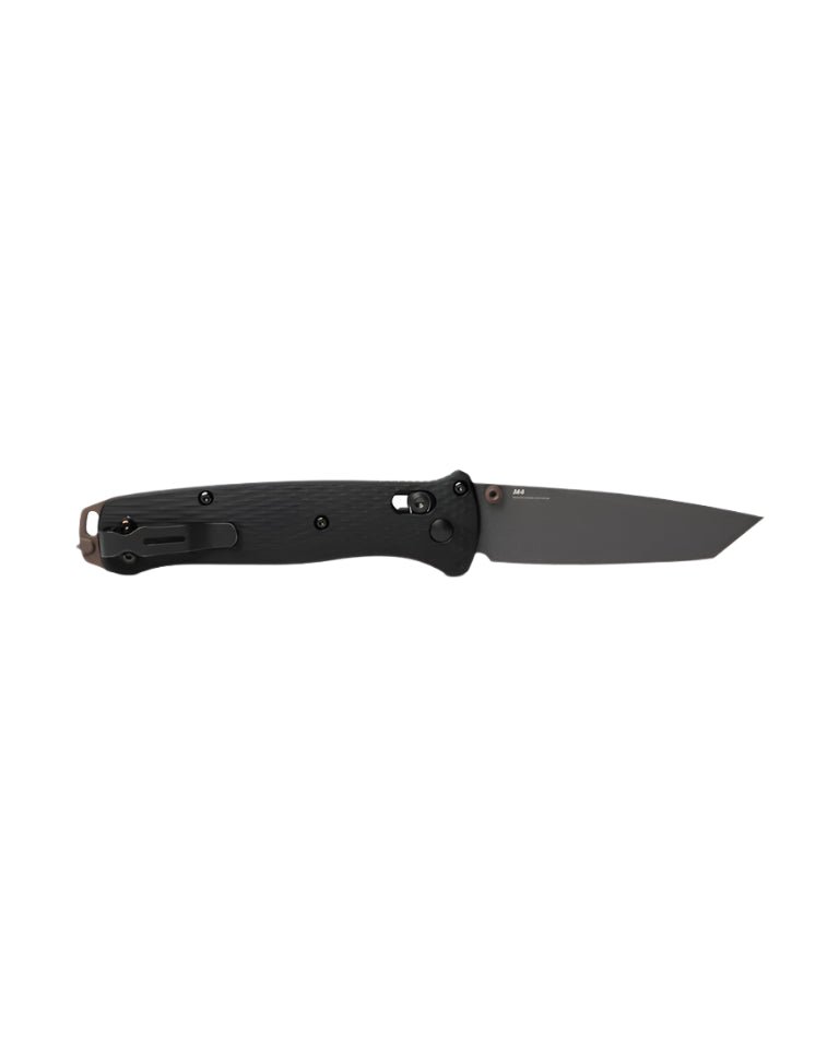 Benchmade 537GY - 03 Bailout Folding Knife - CPM - M4 Drop - Point Blade, AXIS Lock, Premium Ultralight Tactical EDC Pocket Knife with Woodland Green Grivory Handle - timberknives.com
