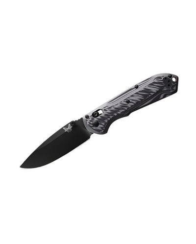 Benchmade 560BK - 1 Freek Folding Knife - CPM - M4 Drop - Point Blade, AXIS Lock, Premium EDC Pocket Knife with Black/Gray G10 Handle - timberknives.com