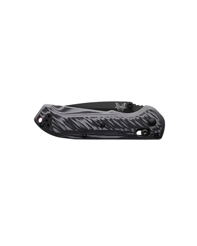 Benchmade 560BK - 1 Freek Folding Knife - CPM - M4 Drop - Point Blade, AXIS Lock, Premium EDC Pocket Knife with Black/Gray G10 Handle - timberknives.com