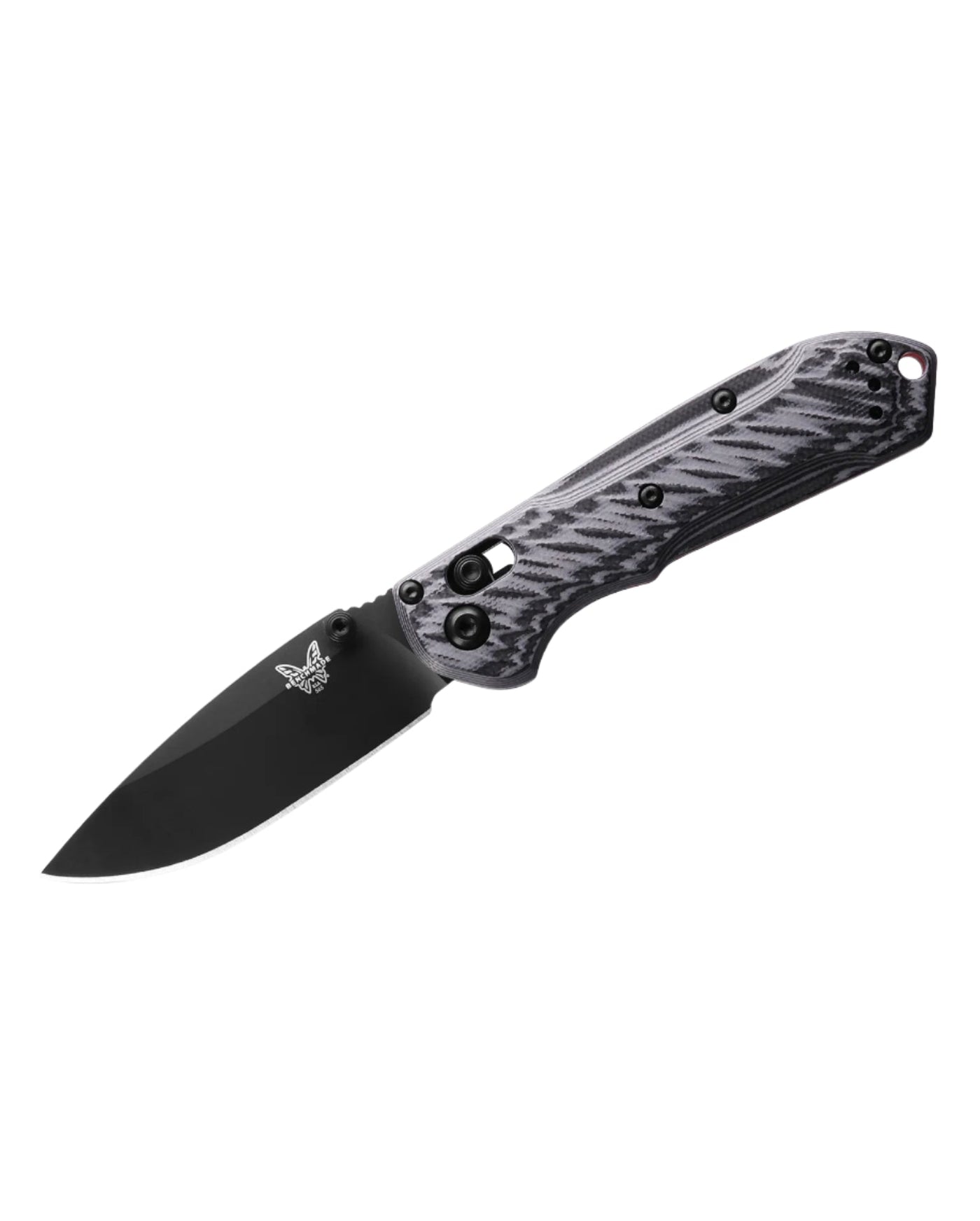 Benchmade 565 Mini Freek Folding Knife - CPM - S30V Drop - Point Blade, AXIS Lock, Premium EDC Pocket Knife with Black Grivory Handle - timberknives.com