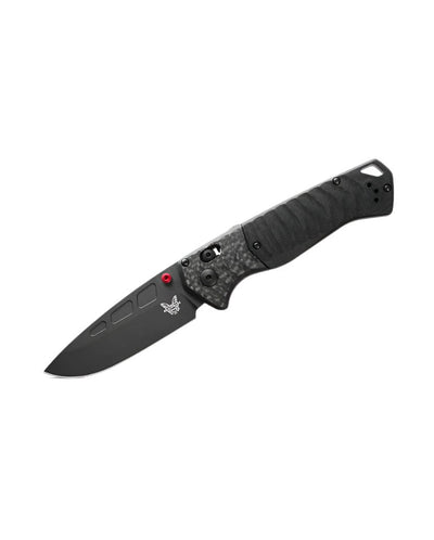 Benchmade 593BK - 01 PSK Folding Knife - CPM - MagnaCut Drop - Point Blade, AXIS Assist, Premium Survival EDC Pocket Knife with Carbon Fiber and Black G10 Handle - timberknives.com