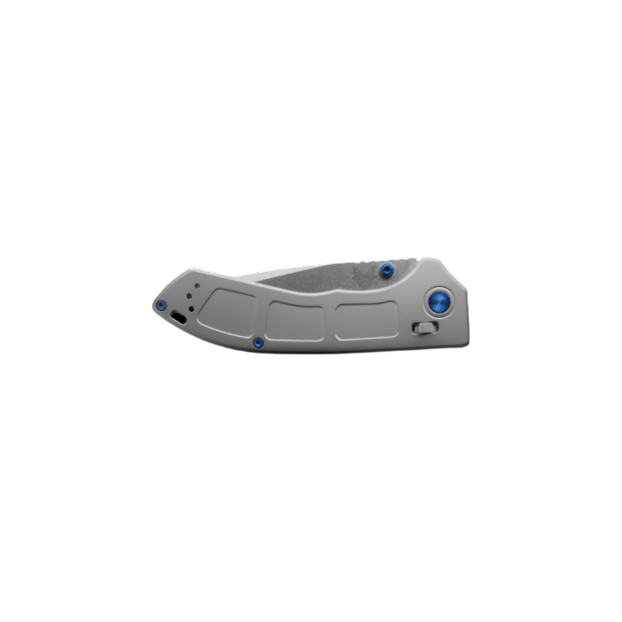 Benchmade 748 Narrows Folding Knife - M390 Drop - Point Blade, AXIS Lock, Premium Ultralight EDC Pocket Knife with Gray Titanium Handle - timberknives.com