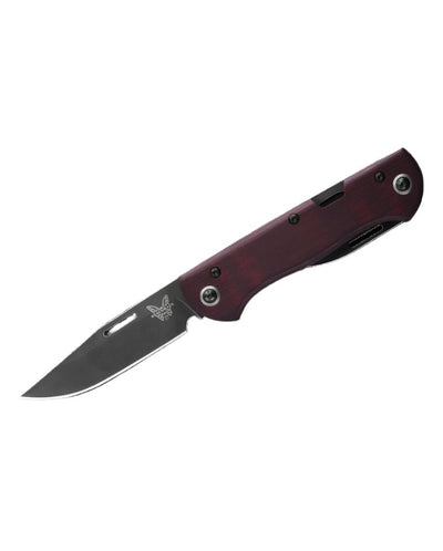 Benchmade 9070BK - 1 Claymore Folding Knife - CPM - D2 Drop - Point Blade, Automatic Opening, Premium Tactical EDC Pocket Knife with OD Green Grivory Handle - timberknives.com
