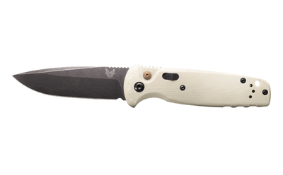 Benchmade 9070SBK Claymore Folding Knife - CPM - D2 Drop - Point Blade, Automatic Opening, Premium Tactical EDC Pocket Knife with Ivory Grivory Handle - timberknives.com