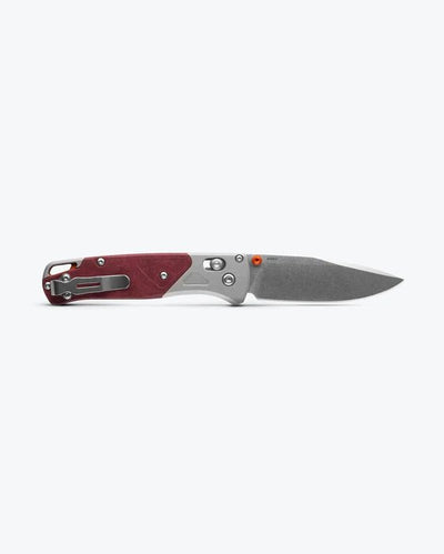 Benchmade Bugout® | Grey/Redstone Aluminum & Richlite | 535 - 09 - timberknives.com