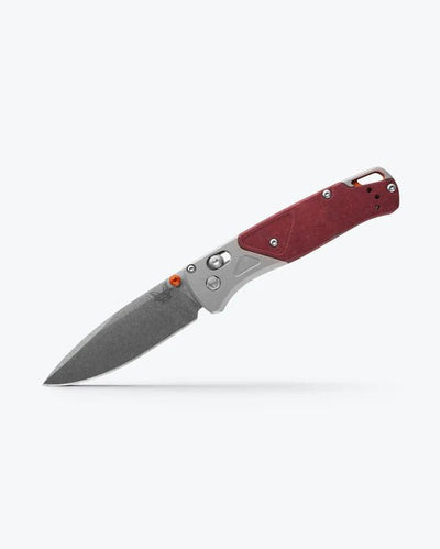Benchmade Bugout® | Grey/Redstone Aluminum & Richlite | 535 - 09 - timberknives.com