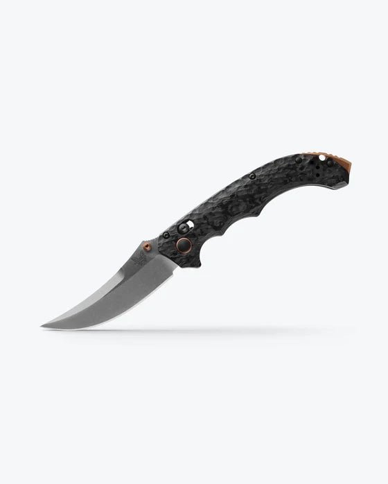 Benchmade Mini Bedlam | Carbon Fiber | Scimitar | 865 - 02 - timberknives.com