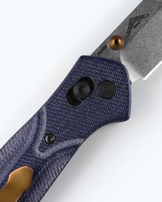 Benchmade Osborne | Denim Micarta | 940 - 04 - timberknives.com