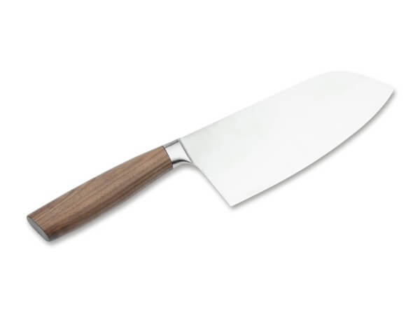 Böker Core Chai Dao Kitchen Knife 131000 - Walnut Handle, X50CrMoV15 Blade - timberknives.com