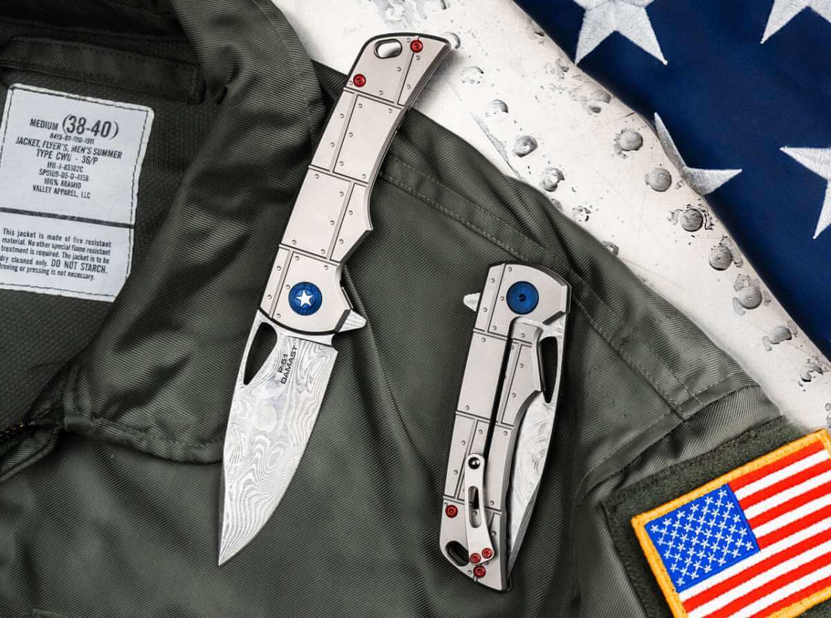 Boker P - 51 Damast Mustang (01BO910DAM) - timberknives.com