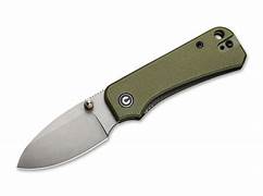 CIVIVI Baby Banter Pocket Knife - OD Green G10 - Gray Stonewash Nitro V - timberknives.com