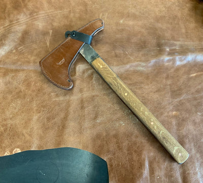 Drifter Blades Custom Handmade Hatchet - Premium Outdoor Bushcraft EDC - Made in Utah - timberknives.com