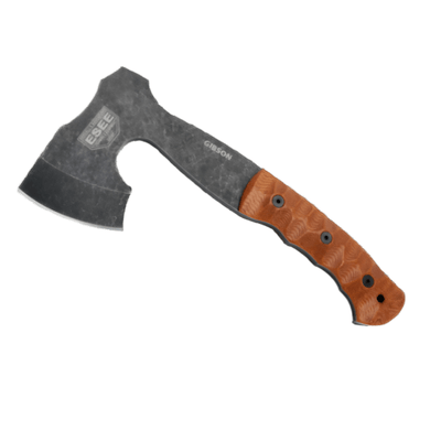 ESEE Gibson Axe - 1095 Carbon Steel Hatchet with Leather Sheath - timberknives.com