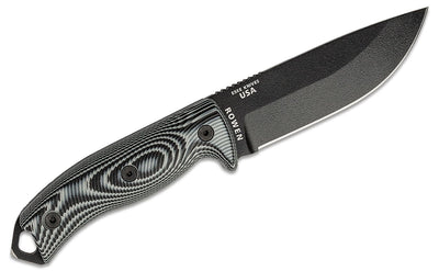 ESEE Knives ESEE 5PB - 002 Fixed Blade Knife Gray/Black 3D G - 10 (5.25" Black) - timberknives.com