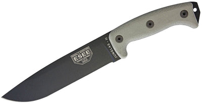 ESEE Knives Junglas - II - E Machete 8.375" 1095 Black Blade, ESEE Logo, Micarta Handles - timberknives.com