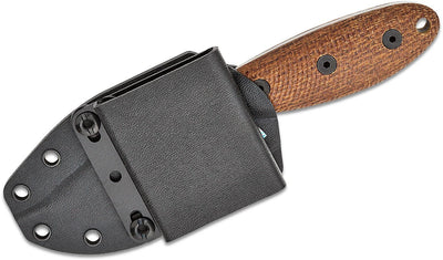 ESEE Knives Sencillo Brown Micarta (3" Stonewashed A2) Fixed Blade Knife - timberknives.com