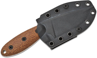 ESEE Knives Sencillo Brown Micarta (3" Stonewashed A2) Fixed Blade Knife - timberknives.com