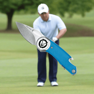 Golphers Knives WICHITA | ARCTIC BLUE G10 - timberknives.com